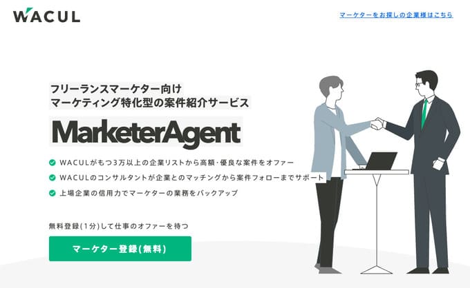 Marketr Agent：マーケター＆クリエイター向け